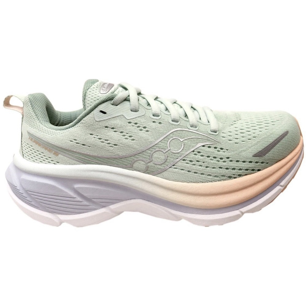 Saucony Womens Hurricane 25 Comfortable Athletic Shoes Mist Cameo Size 6. New